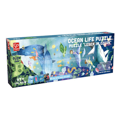 Hape - Ocean Life 200pc Puzzle (1.5m Long)