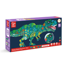 Hape - 202pc Dinosaur Shimmer Floor Puzzle
