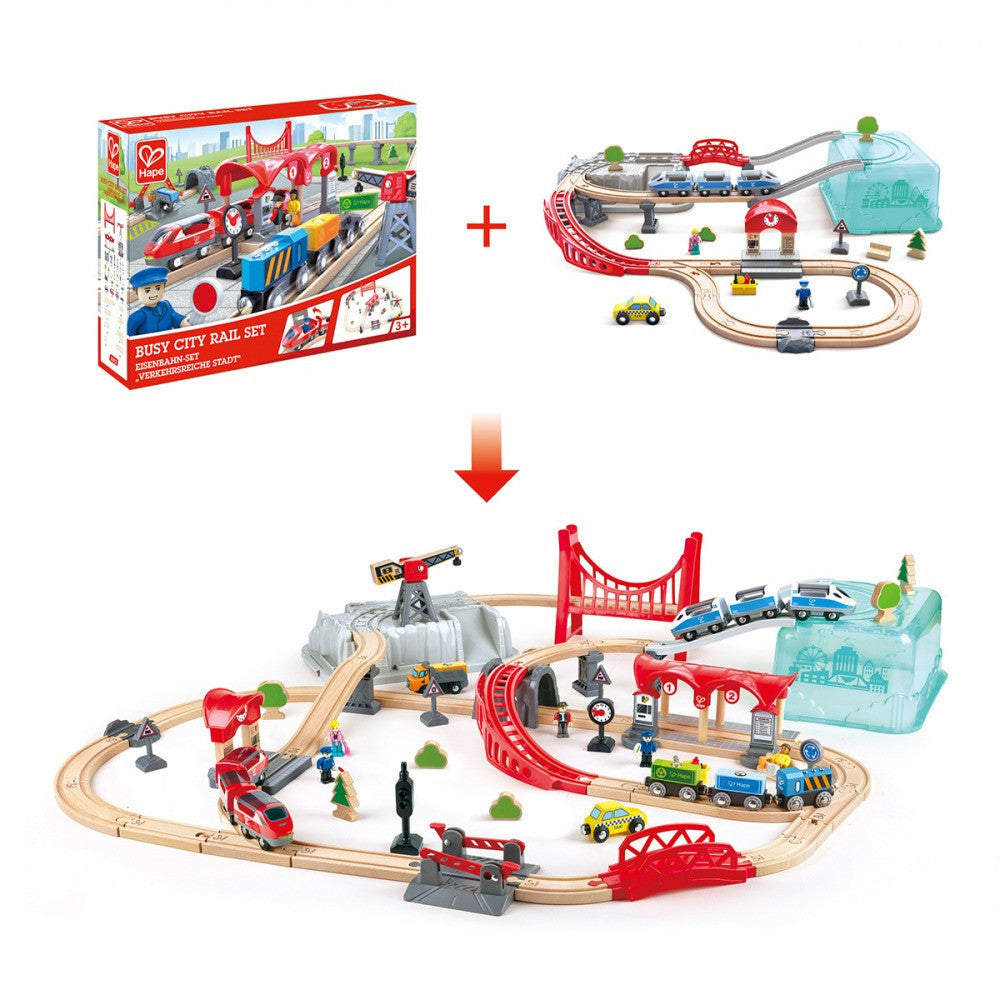 Hape Rail - City Train Bucket Set