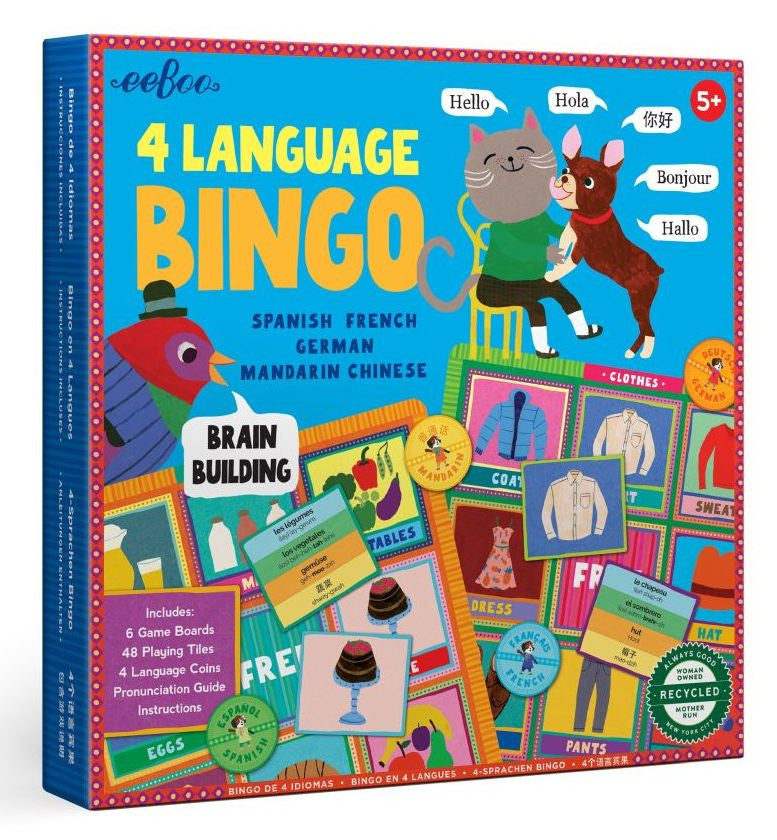 eeBoo - 4 Language Bingo