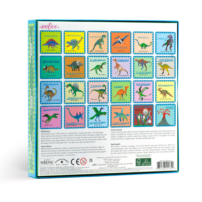 eeBoo - Memory & Matching Game – Shiny Dinosaur