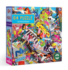 Eeboo 64pc - Skateboarders Puzzle