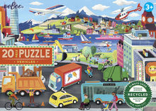 eeBoo 20pc - Vehicles Puzzle
