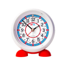 EasyRead Alarm Clock: 12/24 Hour Time - Red/Blue Face