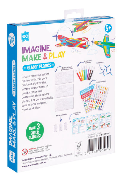 Educational Colours - Imagine, Make & Play Glider Planes