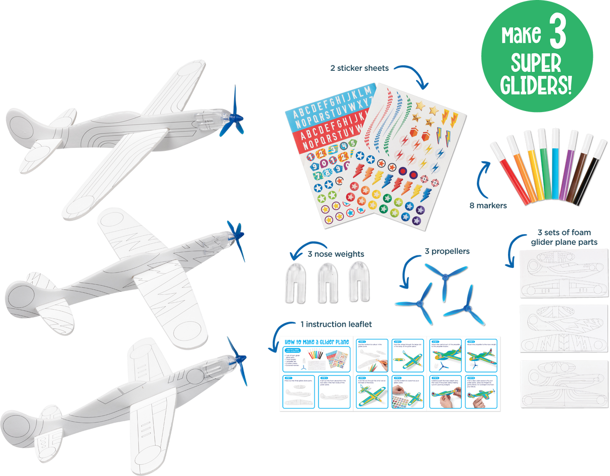 Educational Colours - Imagine, Make & Play Glider Planes