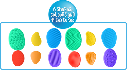 Sensory Sprouts Textured Calming Stones Set of 18