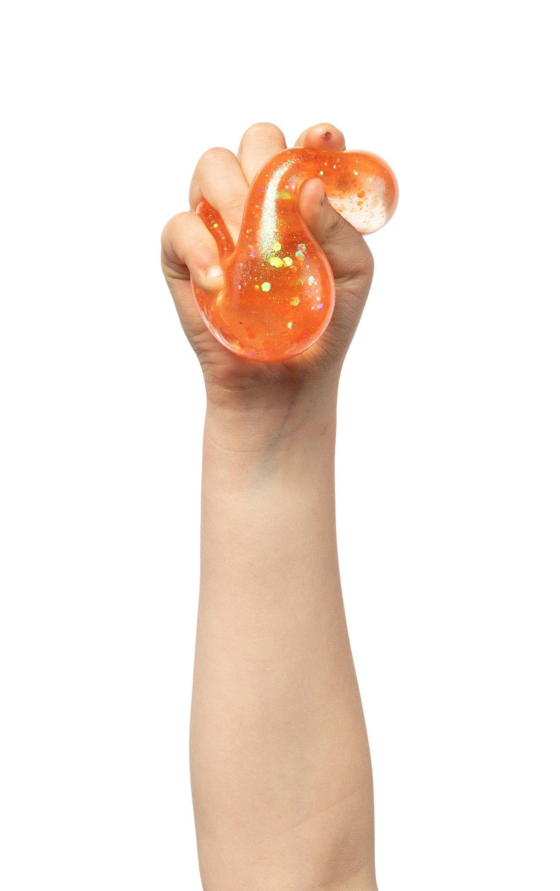 Sensory Sprouts - Galaxy Glitter Balls Orange