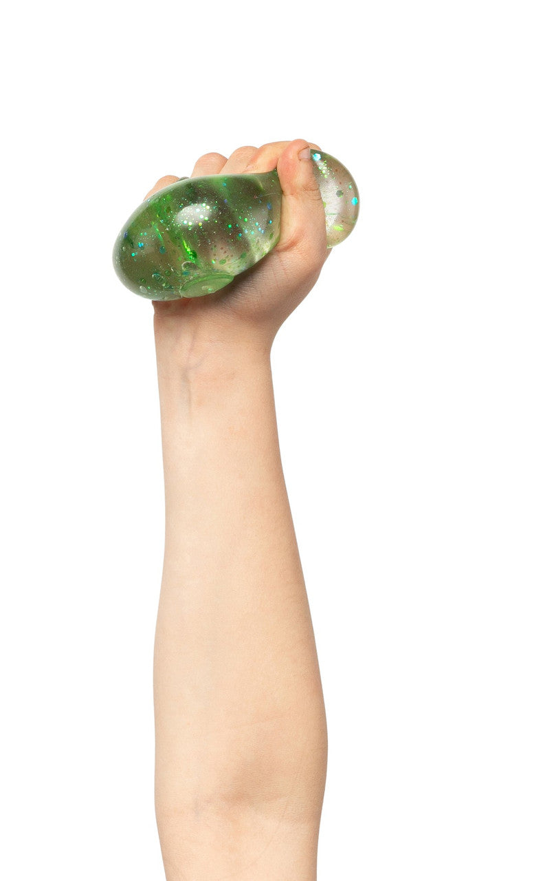 Sensory Sprouts - Galaxy Glitter Balls Orange