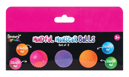 Sensory Sprouts - Mindful Monster Balls Pink