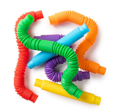 Sensory Sprouts - Rainbow Pull Pipes