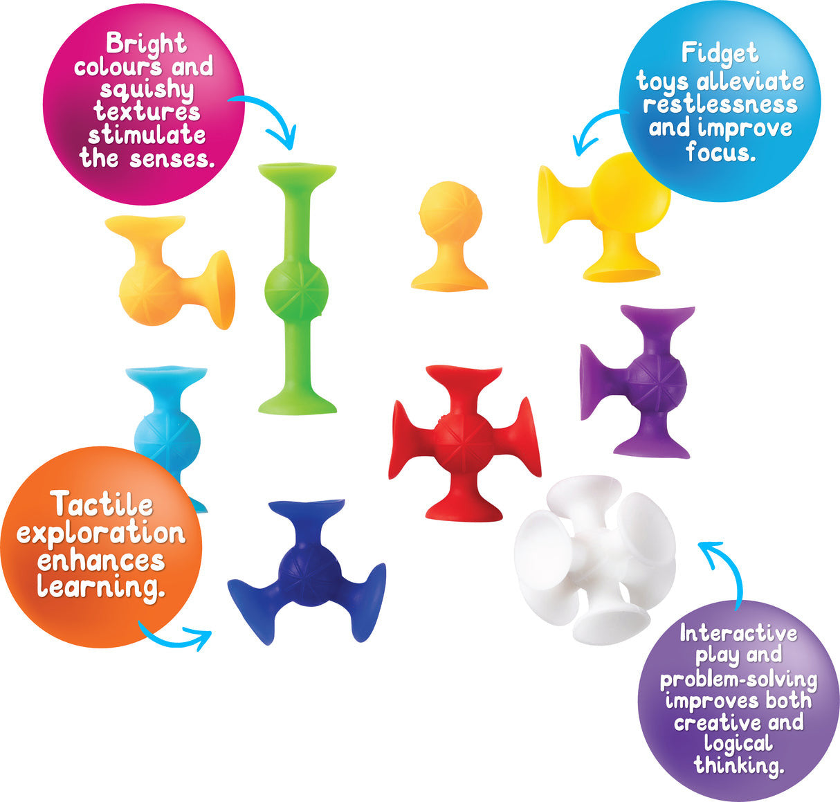 Sensory Sprouts - Suction Shapes