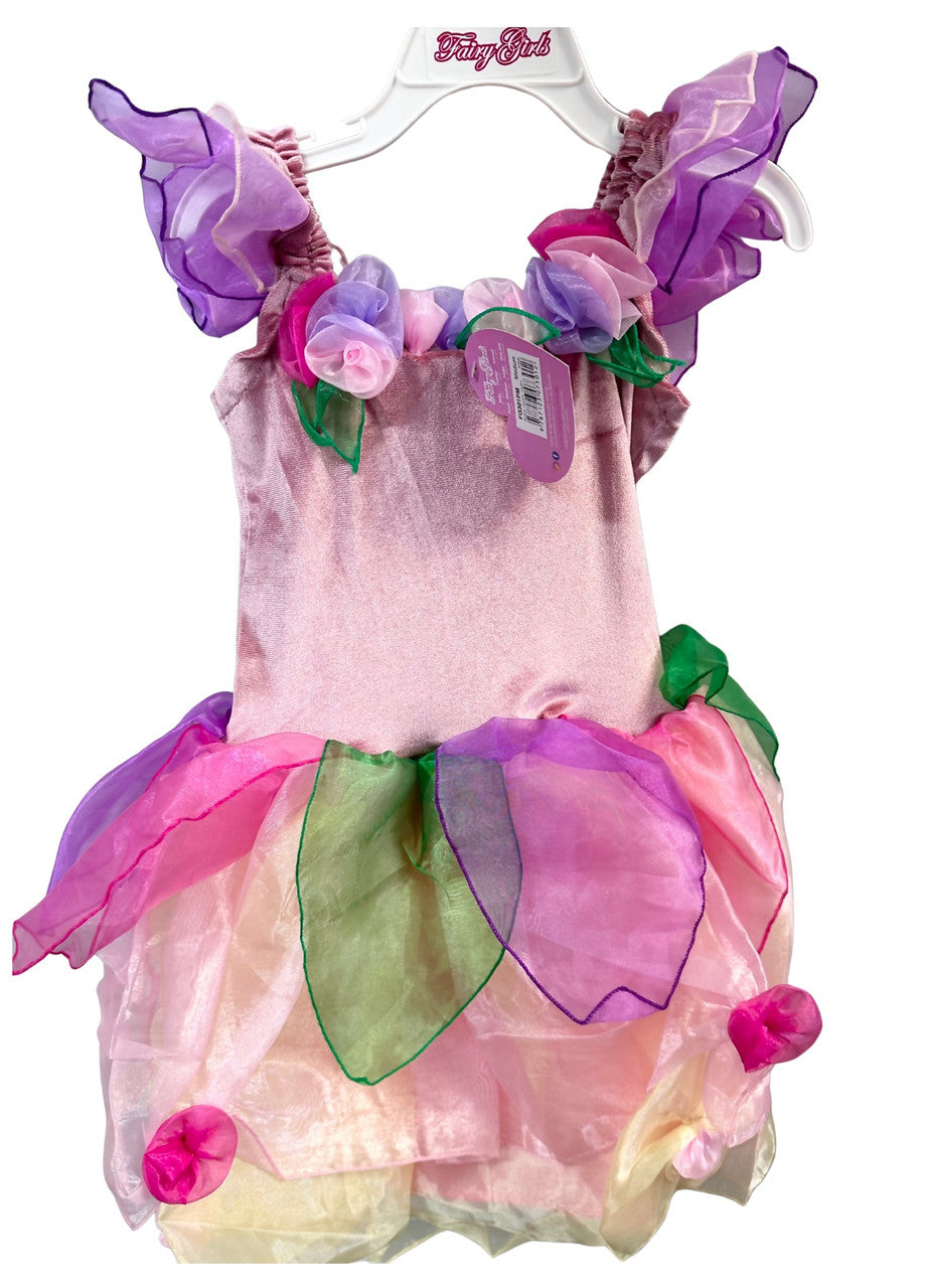 Fairy Girls - Paris Daisy Fairy Dress - Pink Medium