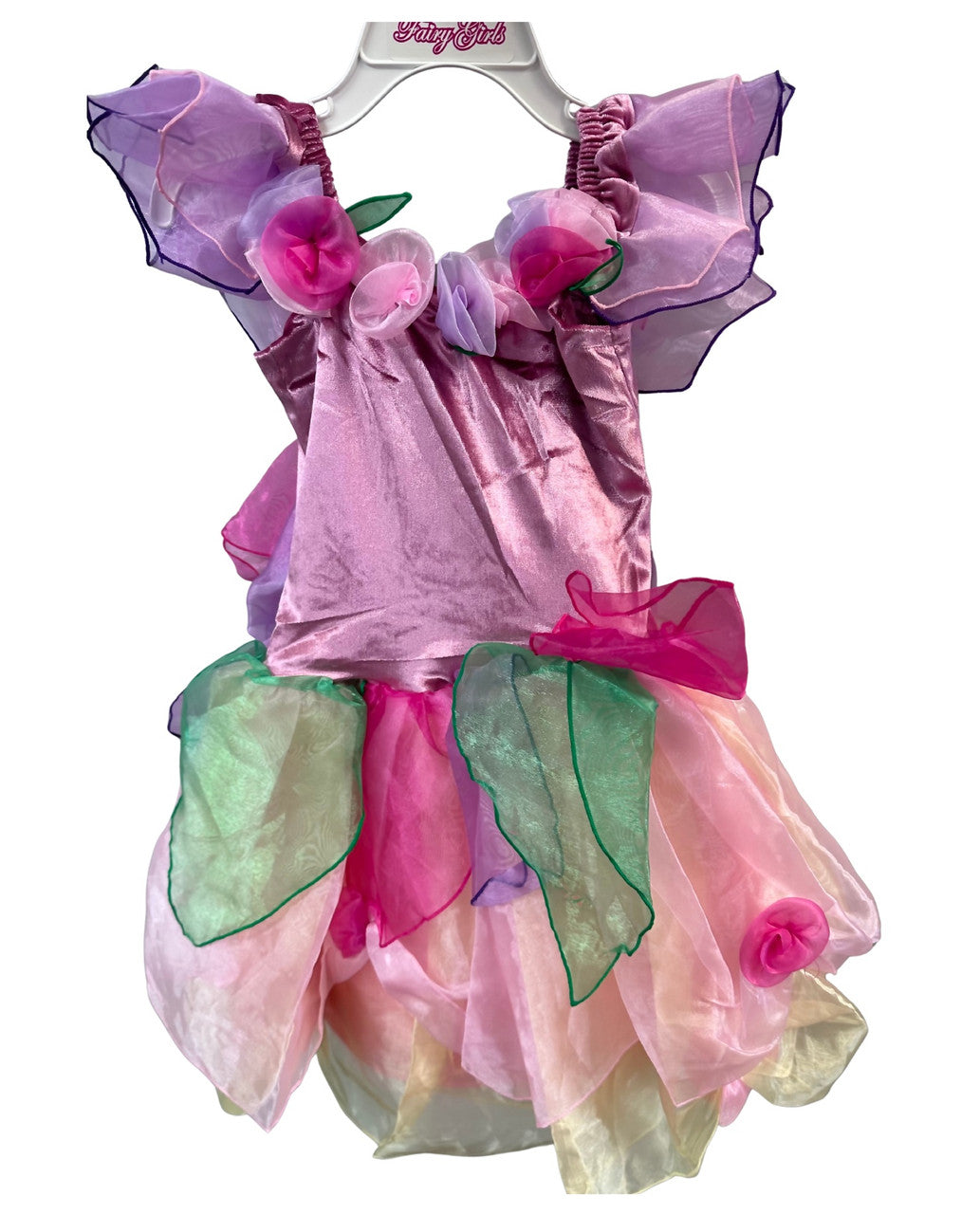 Fairy Girls - Paris Daisy Fairy Dress - Pink Small (V2)
