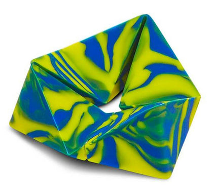 Flexygon Fidget Toy - Blue/Yellow