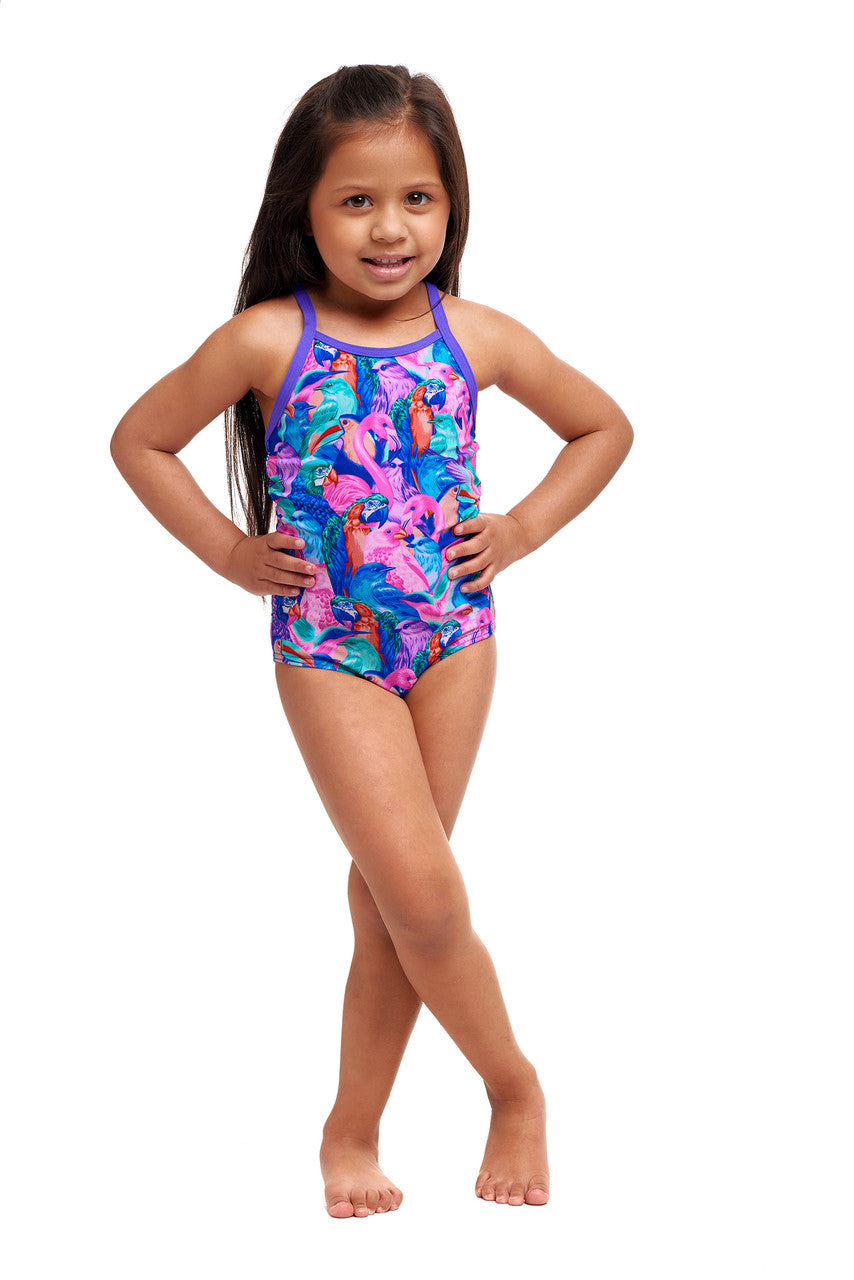 Funkita - Toddler Girls One Piece Swimmers - Birds Gone Wild