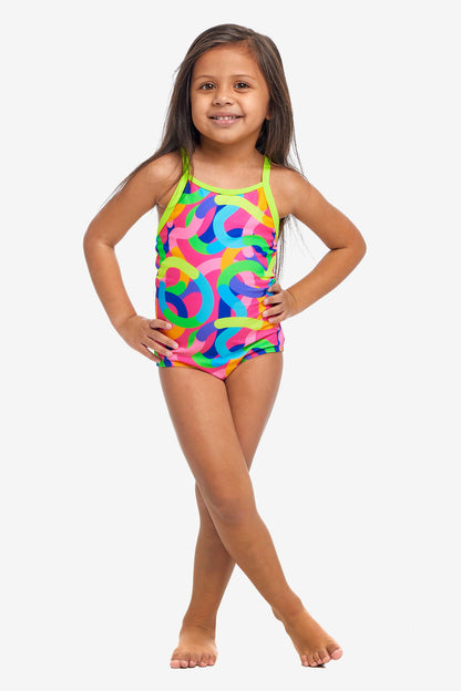 Funkita - Toddler Girls One Piece Swimmers - Curly Wurly