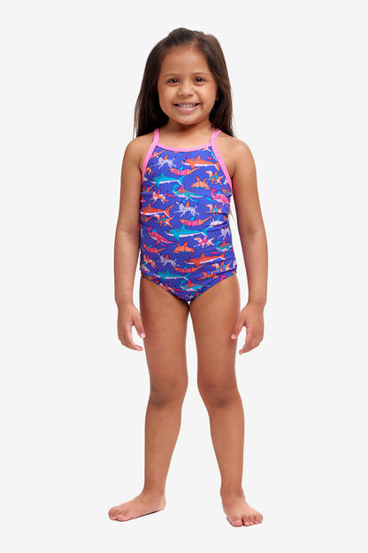 Funkita - Toddler Girls One Piece Swimmers - Doggie Paddle