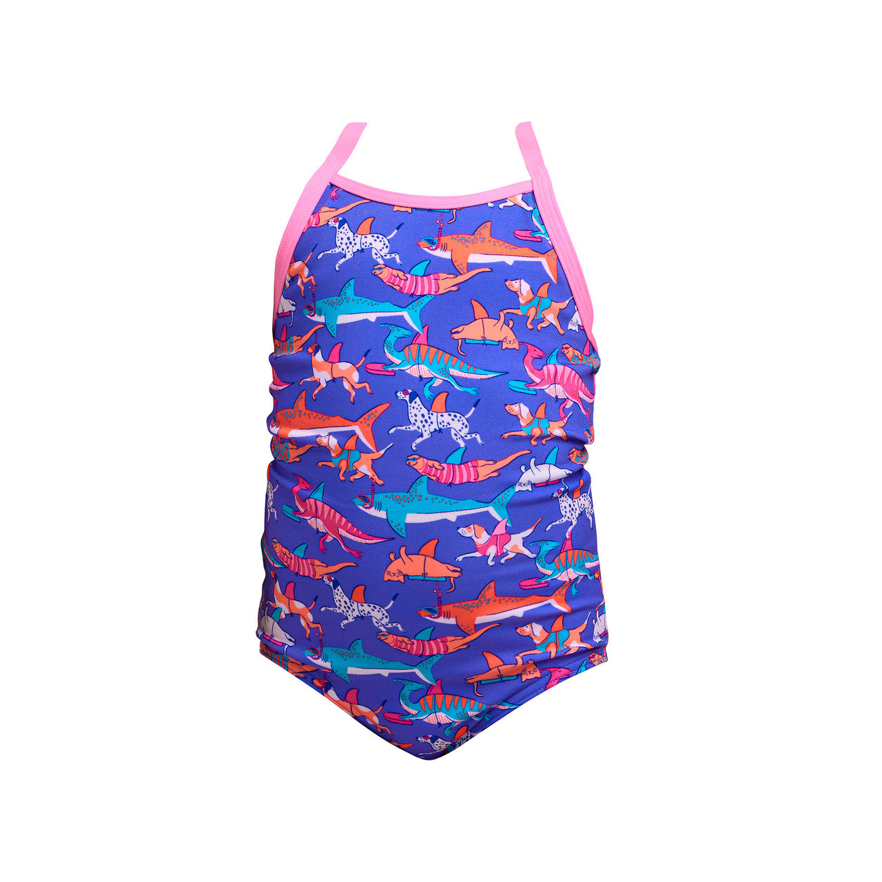 Funkita - Toddler Girls One Piece Swimmers - Doggie Paddle