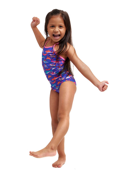 Funkita - Toddler Girls One Piece Swimmers - Doggie Paddle