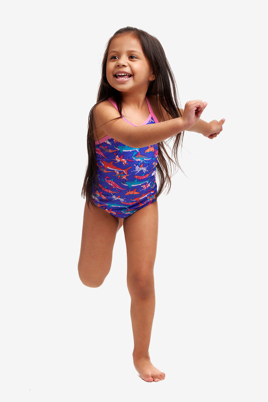 Funkita - Toddler Girls One Piece Swimmers - Doggie Paddle