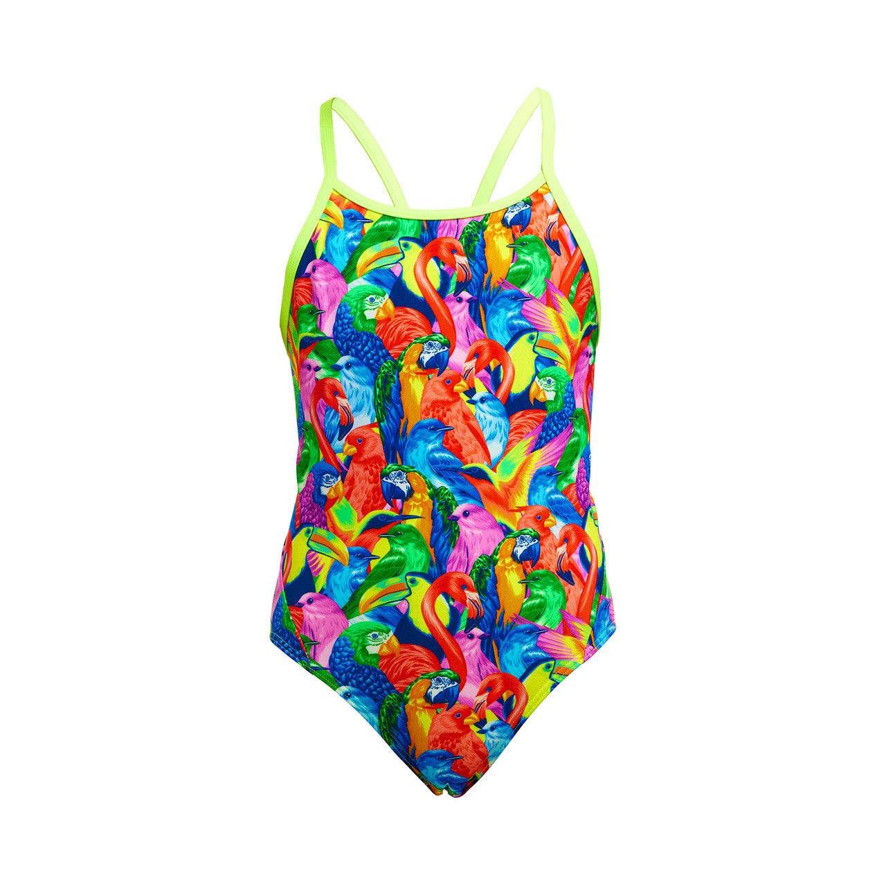 Funkita - Girls Diamond Back One Piece Swimmers - Bright Birds