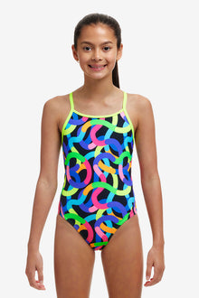 Funkita - Girls Diamond Back One Piece Swimmers - Got Worms