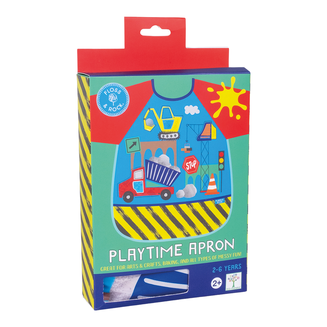 Floss & Rock Playtime Apron - Construction