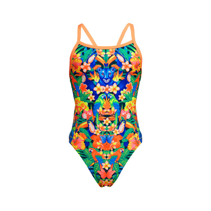 Funkita - Girls Single Strap One Piece Swimmers - Jungle Town