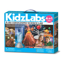 4M KidzLabs 4-in-1 Geocosmo Science Lab box shown front-on against a white background