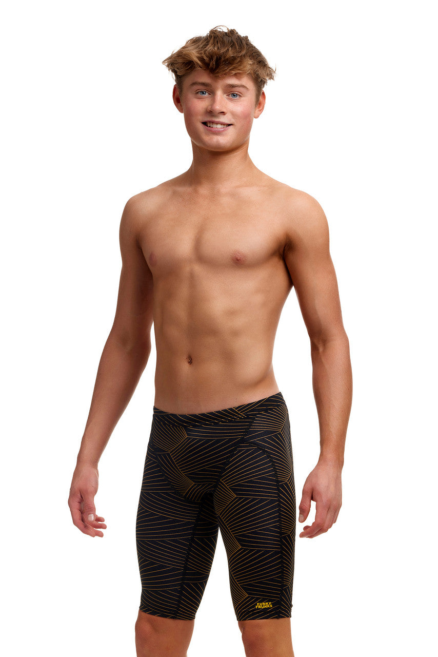 Funky Trunks - Boy's Jammers - Gold Weaver