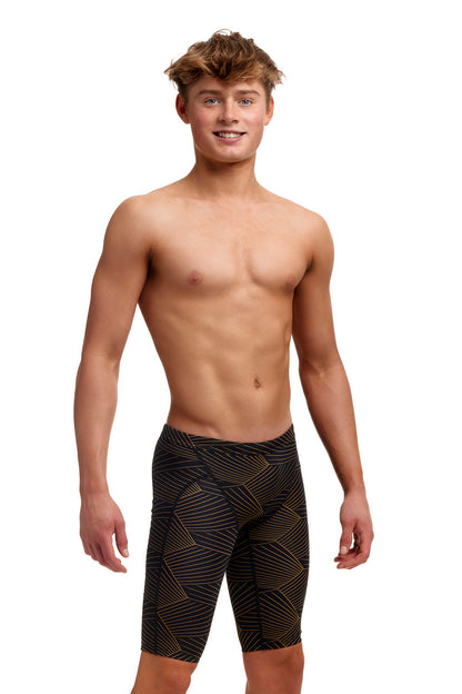 Funky Trunks - Boy's Jammers - Gold Weaver