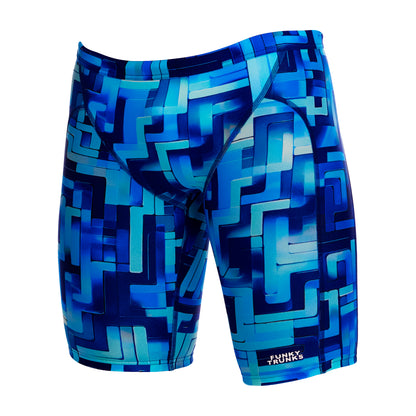 Funky Trunks Toddler Boys You Blued Miniman Jammers with chlorine-resistant ECO C-INFINITY fabric