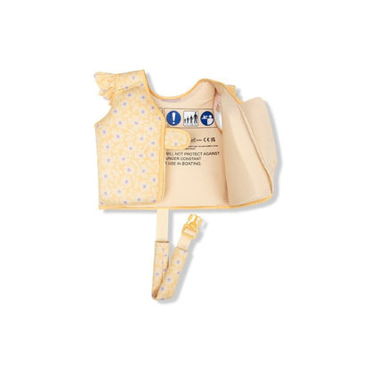 Swim Essentials - Kid's Swim Vest - Yellow Flower 1-2yrs