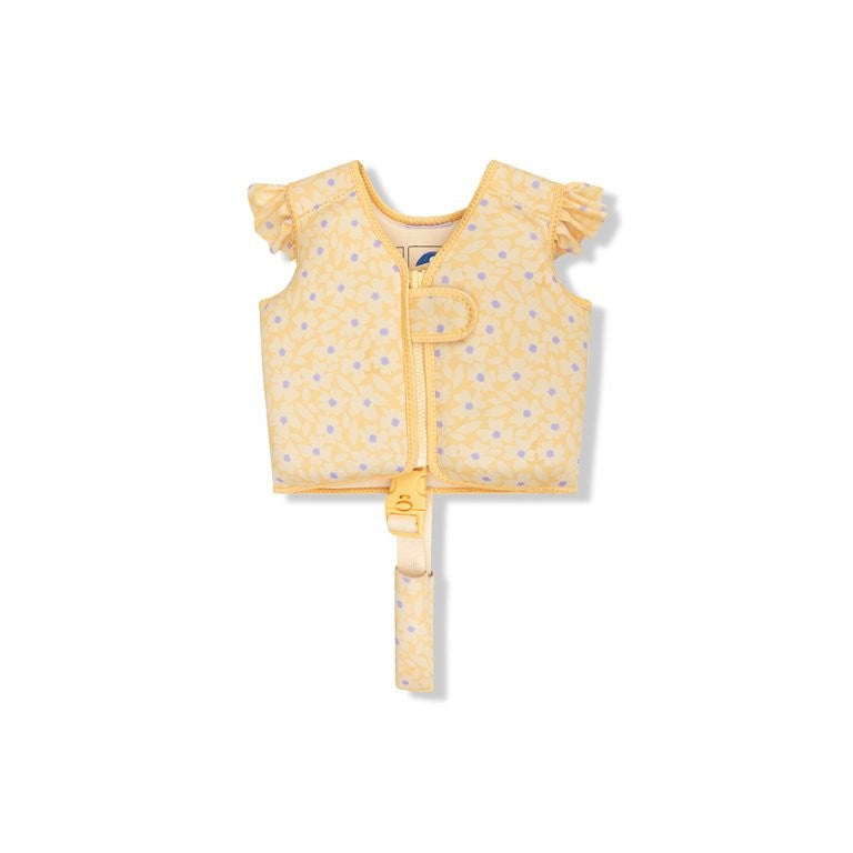 Swim Essentials - Kid's Swim Vest - Yellow Flourish 1-2yrs