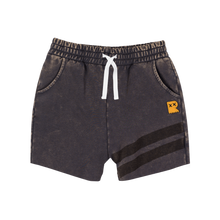 Rock Your Baby - Black Wash Stripe Shorts