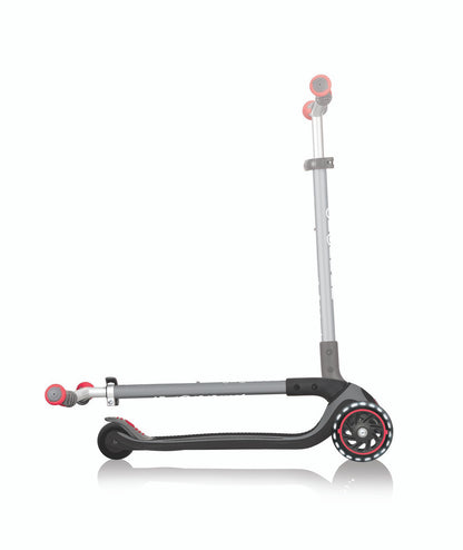 Globber MASTER Scooter with Lights - Black/Red