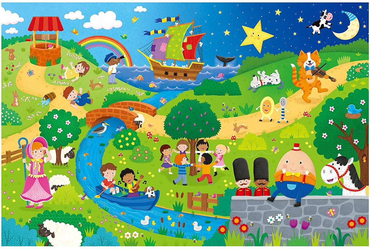 Galt - Nursery Rhymes Giant Floor Puzzle - 30pcs