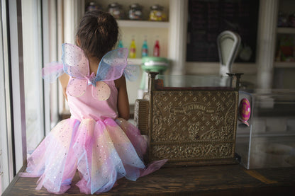 Great Pretenders - Rainbow Fairy Dress with Wings