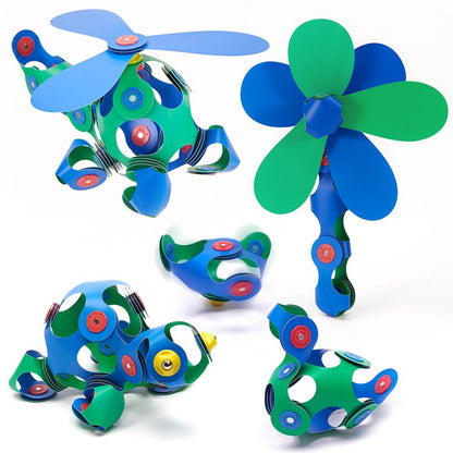 Clixo - Crew Pack - Blue/Green - 30 pieces