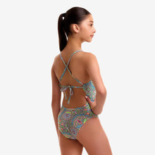 Funkita Girls Pretti Penny Tie Me Tight One Piece Swimsuit with adjustable tie back and chlorine-resistant ECO C-INFINITY fabric