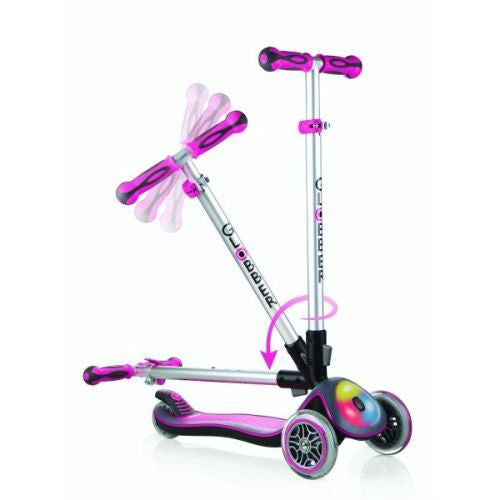 Globber - ELITE LIGHTS Scooter - Pink