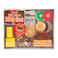 Melissa & Doug - Wooden Grill & Serve BBQ Set