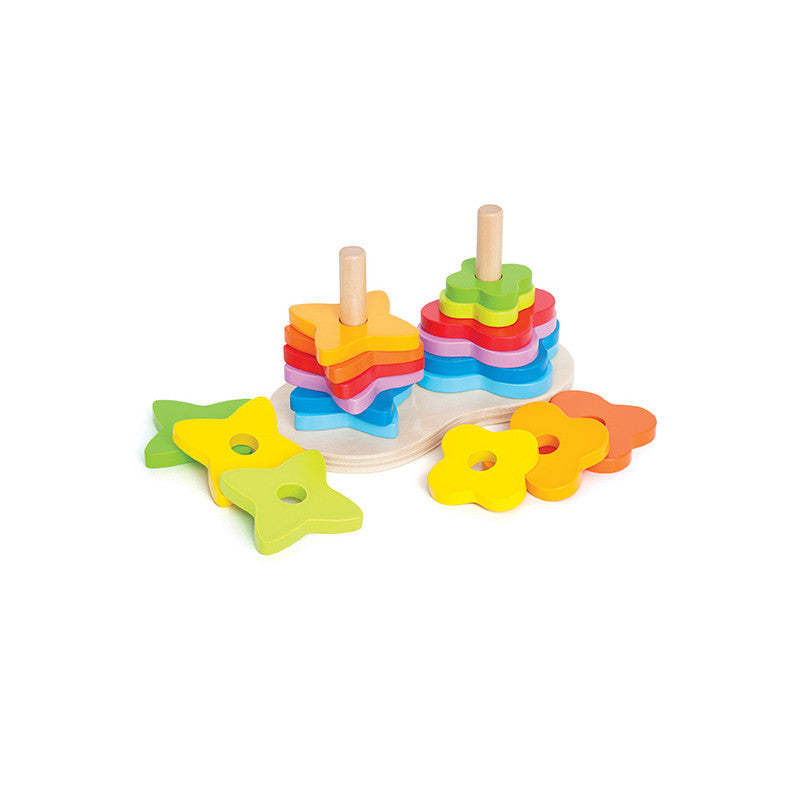Hape - Double Rainbow Stacker