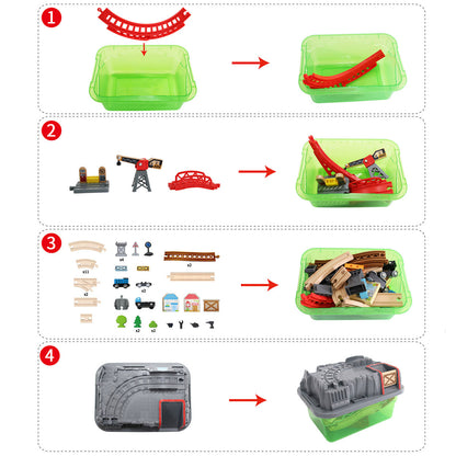 Hape Rail - Railway Bucket Builder Set
