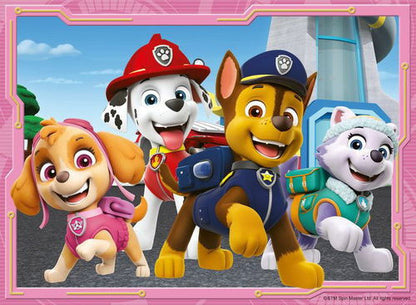 Ravensburger  - Paw Patrol 4 In A Box Puzzles - 12, 16, 20, 24pc *Minor Box Damage*
