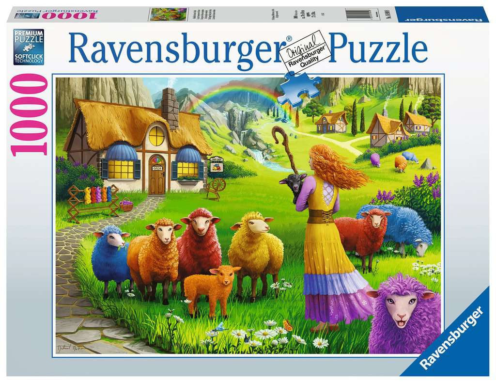 Ravensburger 1000pc Colourful Wool  Puzzle