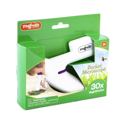 Magnoidz - Hand Held 30x Pocket Microscope