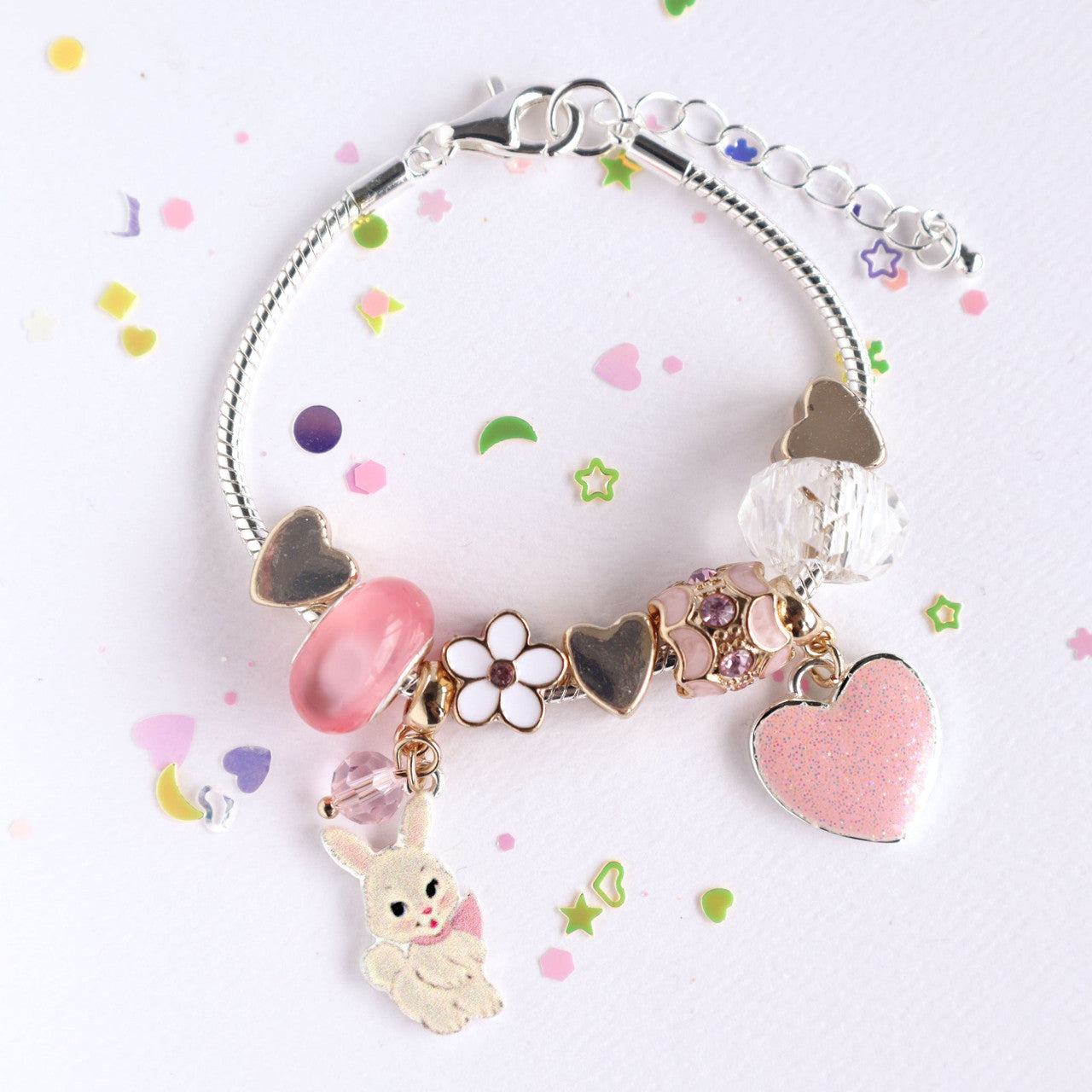 Lauren Hinkley - Floral Dreams Bunny Charm Bracelet