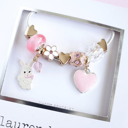 Lauren Hinkley - Floral Dreams Bunny Charm Bracelet
